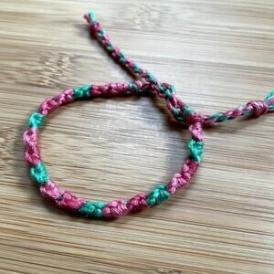 Lia Woven Bracelet anklet trendy comfortable tie‎ embroidery thread woven gift